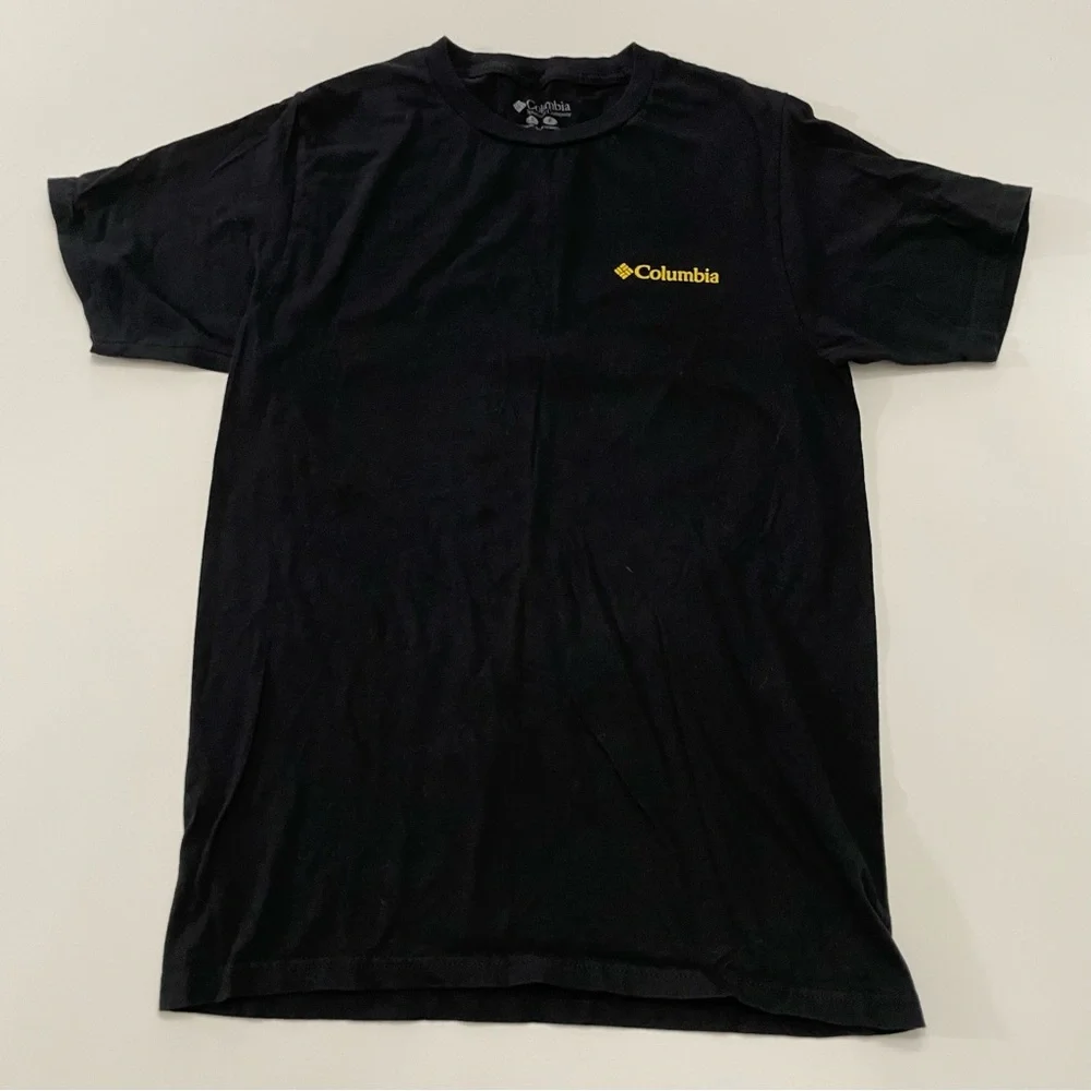 Columbia Danny Mountain Black Shirt Men S Short Sleeve Gorpcore Outdoor Athletic